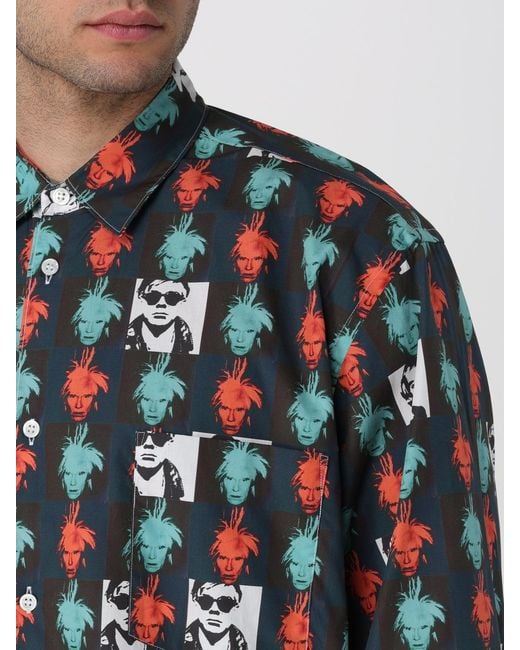 Comme des Garçons Blue Shirt Shirt for men