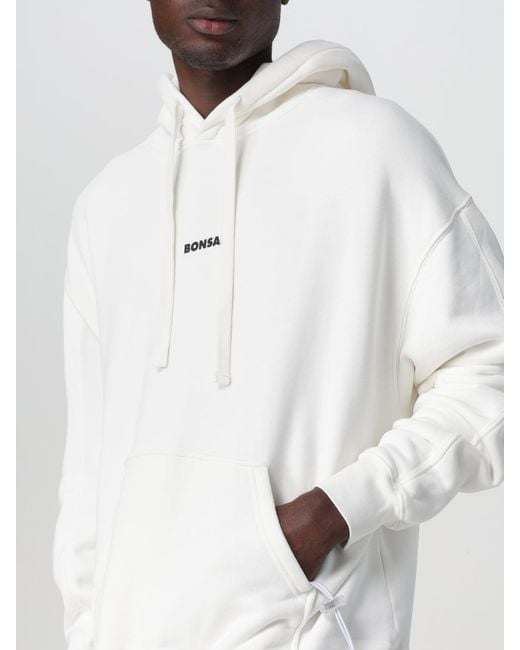 Bonsai White Sweatshirt for men