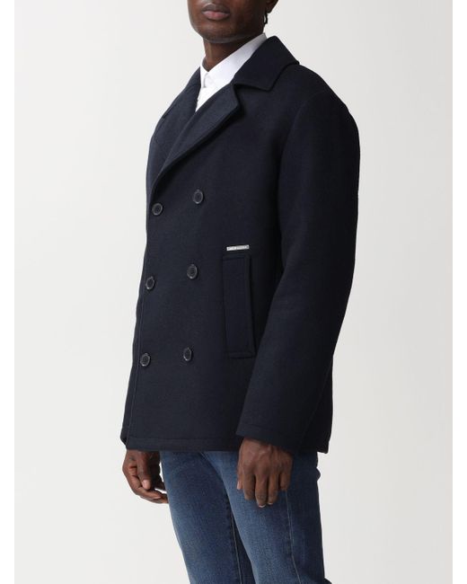 Cappotto uomo colore da Uomo di Armani Exchange in Blu | Lyst
