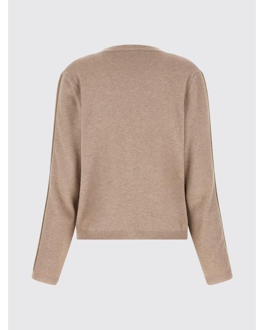 Fabiana Filippi Natural V-Neck Cardigan