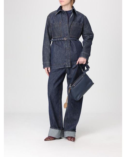 Fendi Blue Denim Jacket