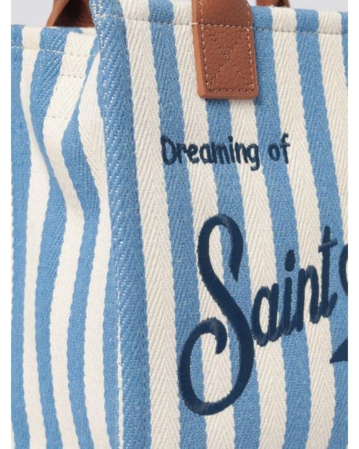 Mc2 Saint Barth Blue Vanity Handbag