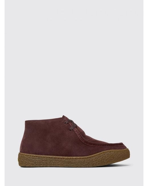 Camper Brown Peu Terreno Nubuck Desert Boots for men