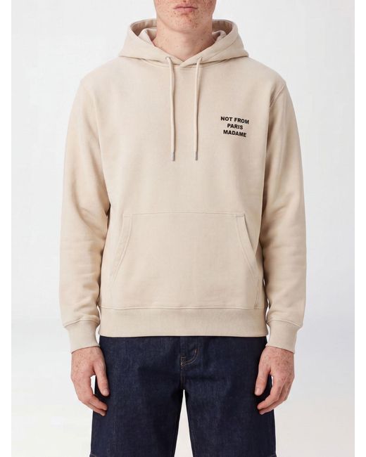 Drole de Monsieur Natural Cotton Hoodie for men