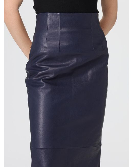 Khaite Blue Skirt