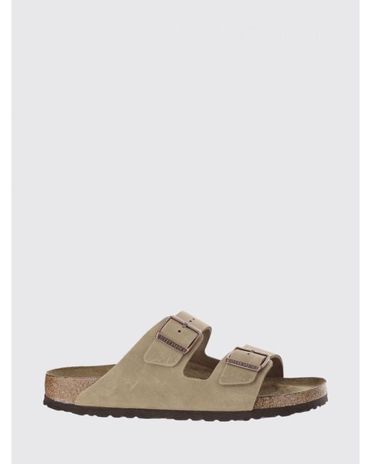 Birkenstock Natural Arizona Oiled Leather Sandals for men