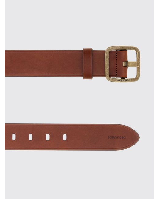 DSquared² Brown Leather Belt