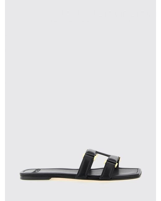 Elisabetta Franchi White Leather Sandal