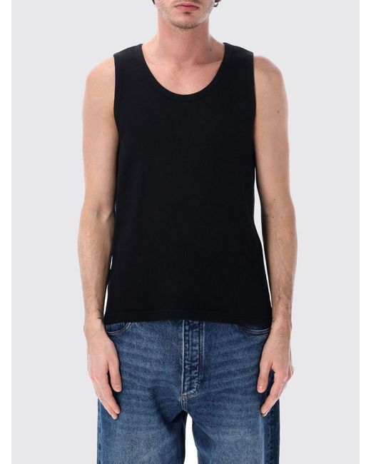 Studio Nicholson Black Cotton T-Shirt for men