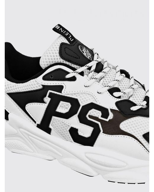 Philipp Plein White Low-Top Sneakers for men