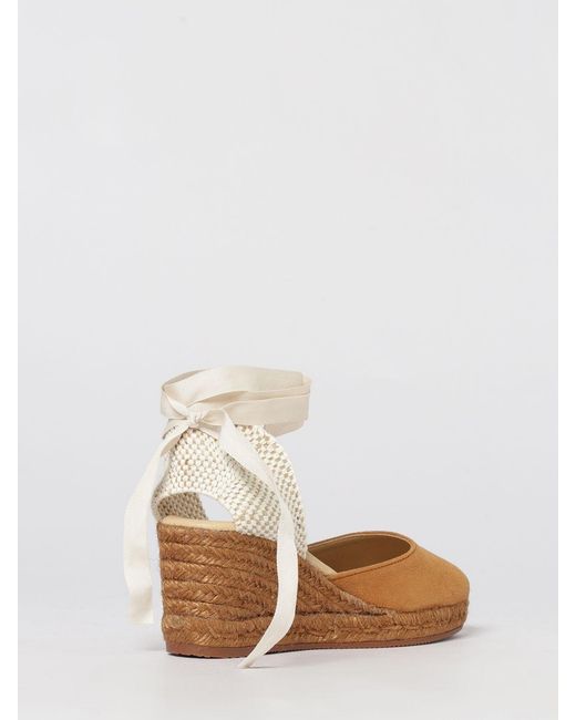 Manebí White Suede And Canvas Wedge Espadrilles