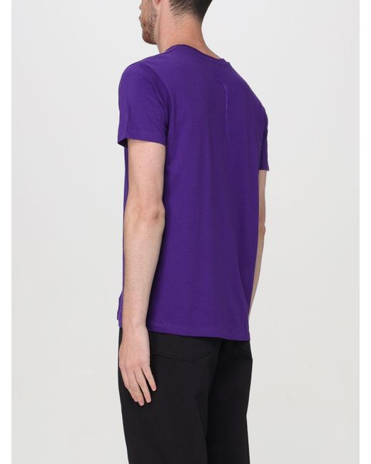T-shirt Daniele Alessandrini pour homme en coloris Purple