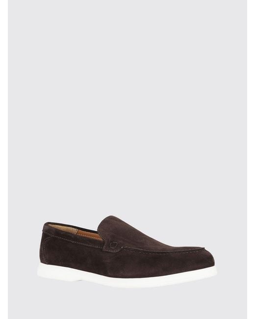 Doucal's White Adler Suede Loafers for men