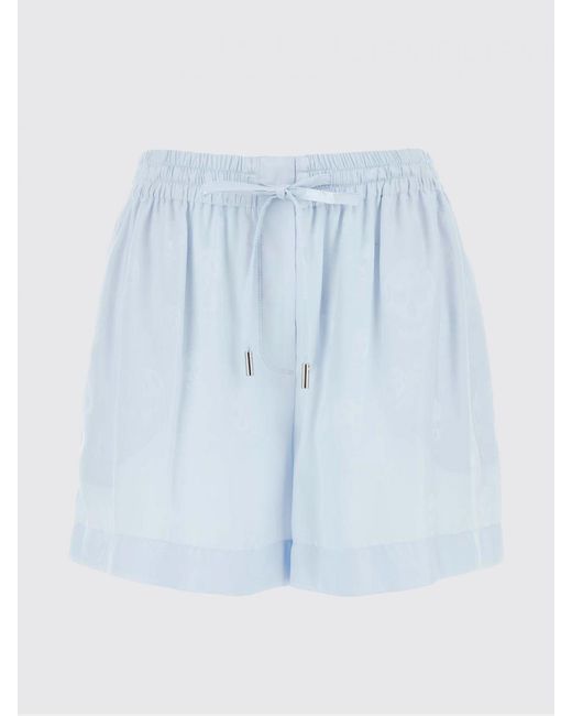 McQueen White Viscose Jogging Shorts
