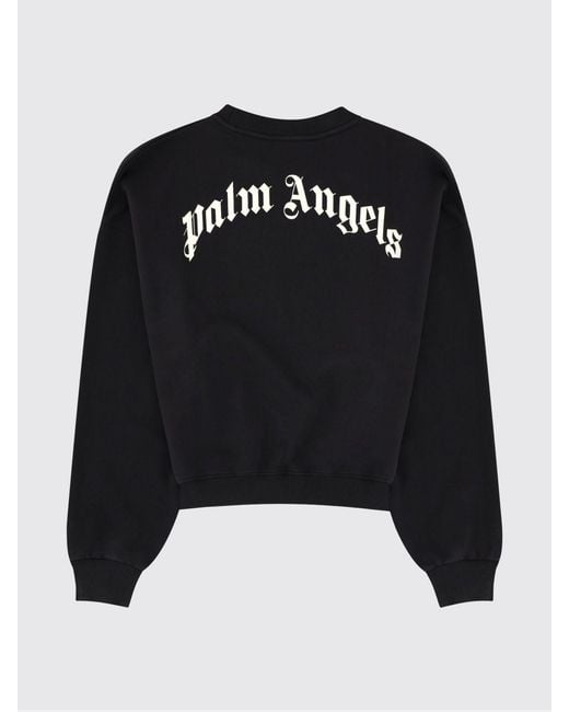Palm Angels Blue Sweatshirt