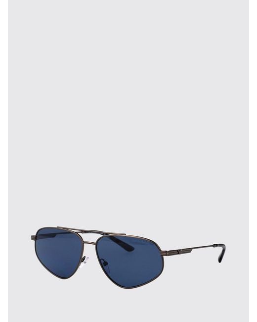 Emporio Armani Blue Metal Sunglasses for men