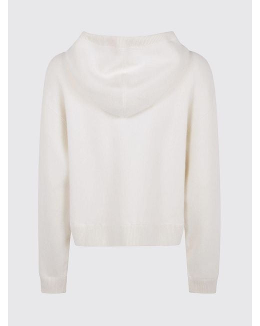 Kujten Natural Hooded Knitted Jumper