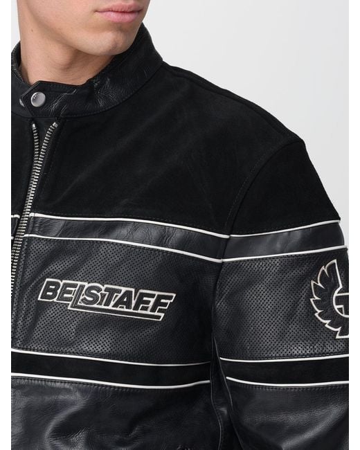 Belstaff Black Competition Speed Leather Jacket for men