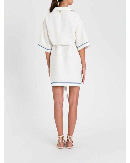 Twinset White Chemisier Dress