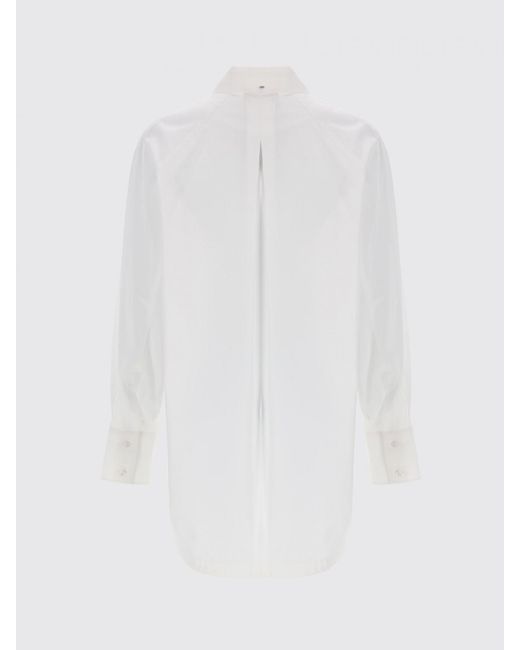 Sportmax White Classic Cotton Poplin Shirt