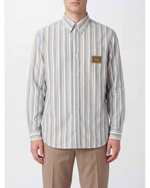 Drole de Monsieur Gray Shirt for men