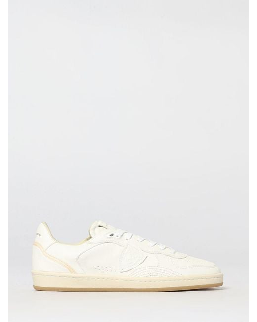 Philippe Model White Pgal Leather Sneakers for men