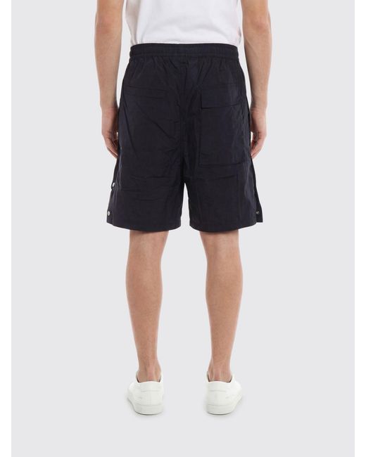 Thom Krom Blue Stretch Cotton Shorts for men