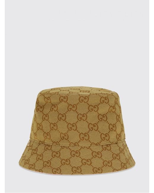Gucci Green Gg Monogram Jacquard Cotton Bucket Hat