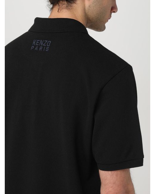 KENZO Black Polo Shirt for men