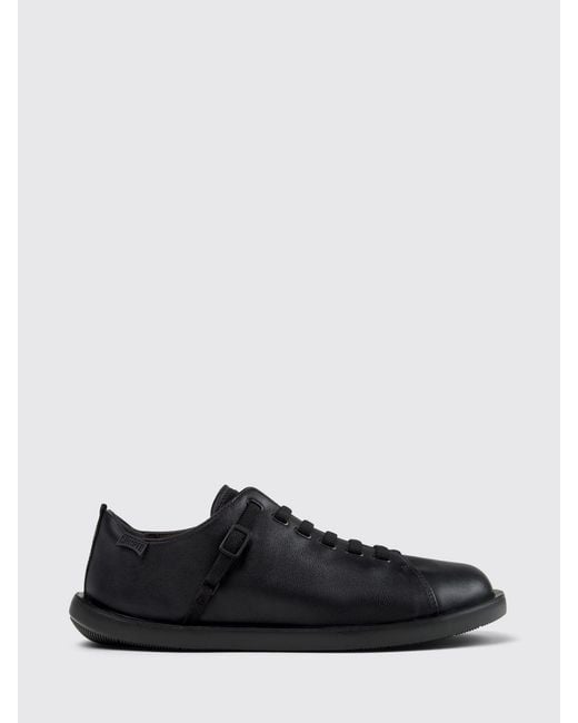 Camper Black Wagon Leather Sneakers for men
