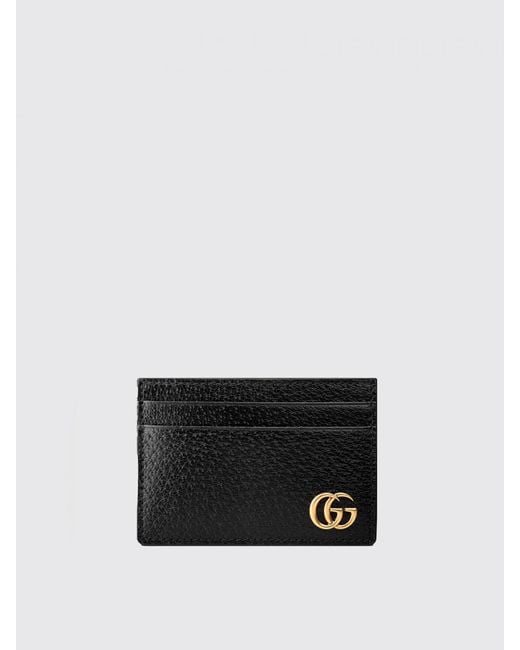 Gucci Gg Marmont Kreditkartenetui Aus Geprägtem Leder in White für Herren