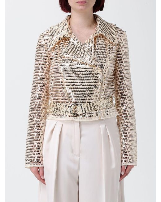 SIMONA CORSELLINI White Sequin Jacket