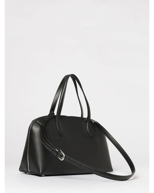 Totême  Black Medium Day Hammered Leather Bag