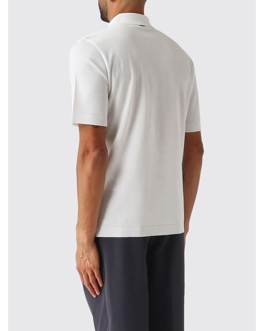 Herno White Polo Shirt for men