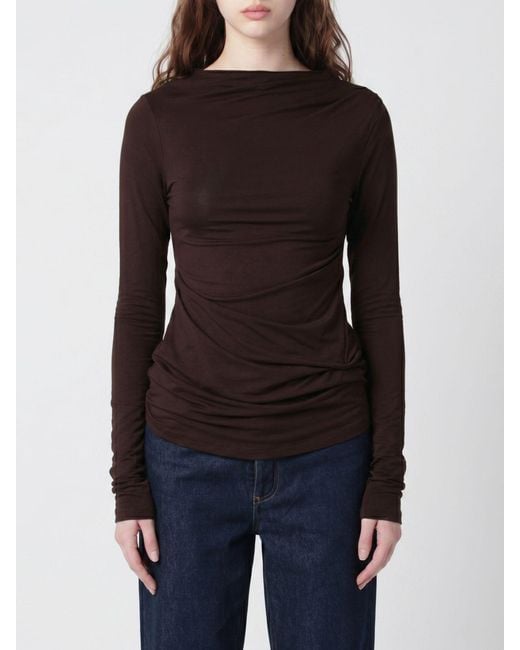 Entire studios Black Viscose Top
