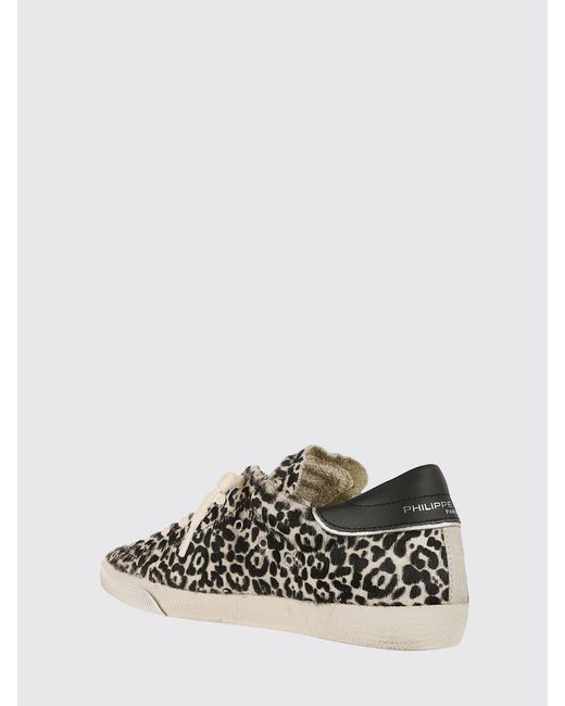 Philippe Model White Low-Top Sneakers