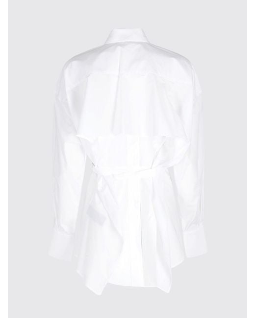 FEDERICA TOSI White Cotton Poplin Shirt