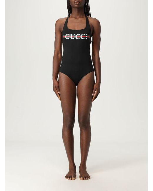 Maillot De Bain Femme Gucci en coloris Black