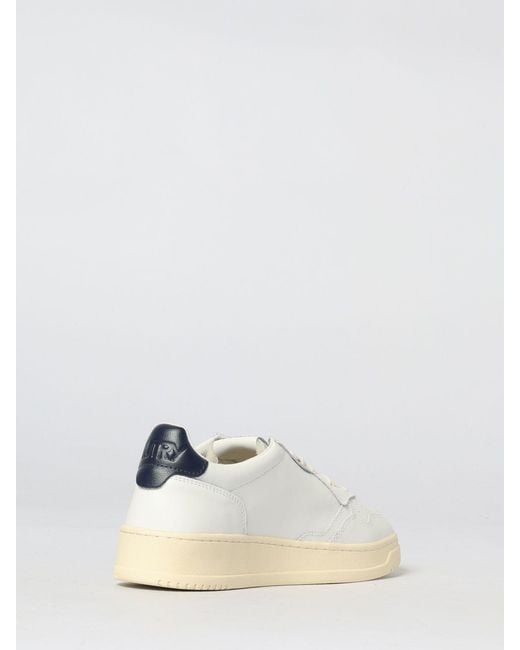 Autry Natural Medalist Low Leather Sneakers for men