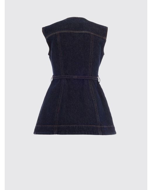 Sportmax Blue Denim Top