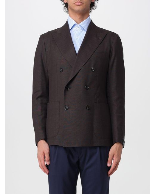 Tagliatore Blue Double Breasted Blazer for men