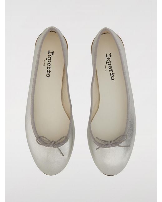 Repetto White Dancer Cendrillon Flats