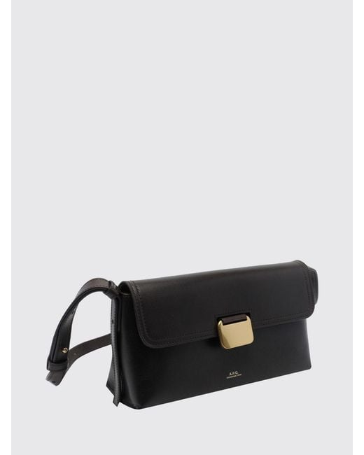 A.P.C. Black Shoulder Bag