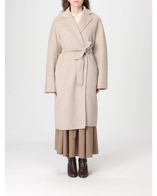 Max Mara Natural Cashmere Wrap Coat