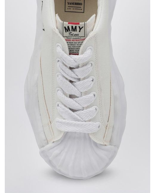 Maison Mihara Yasuhiro White Blakey Canvas Sneakers for men