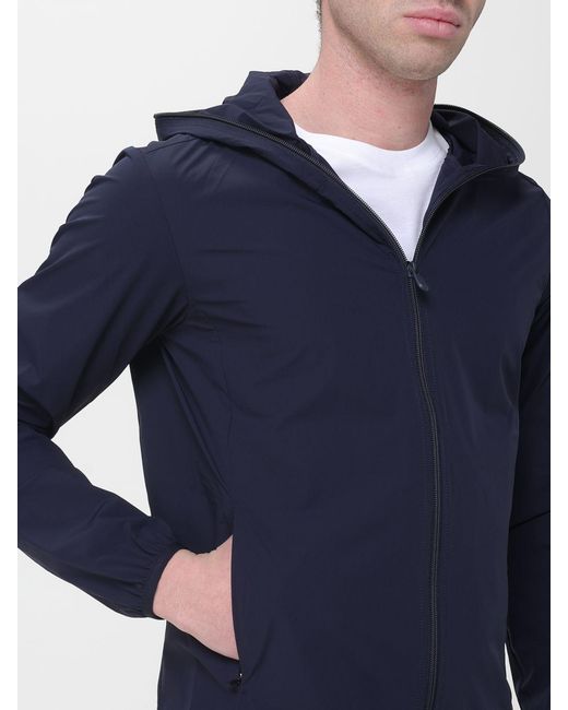 Save The Duck Blue Hooded Jacket for men