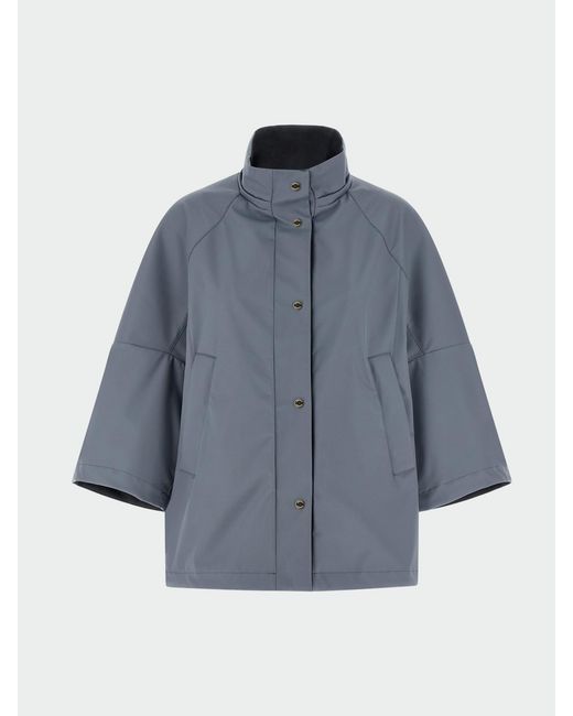Moorer Gray Technical Fabric Jacket