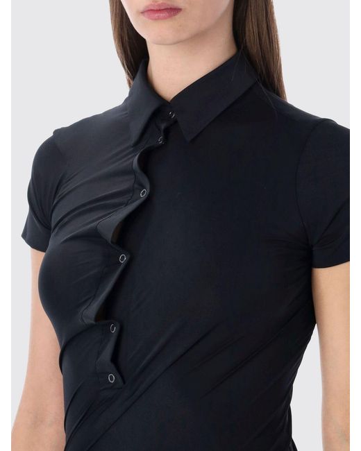 OTTOLINGER Blue Jersey Polo Dress