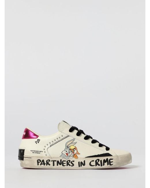 Crime London White Sneakers