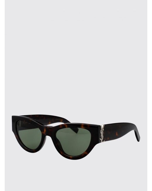Saint Laurent Black Slm94 Acetate Sunglasses